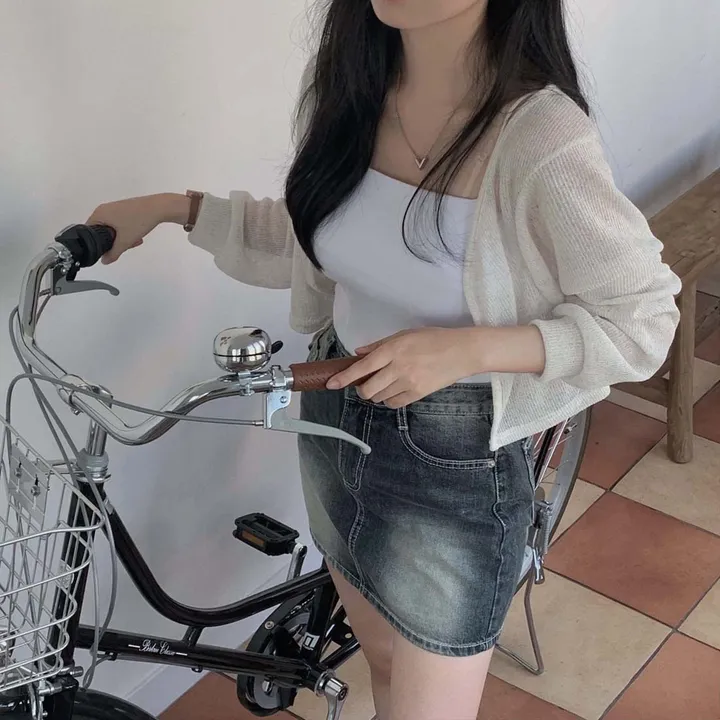 [햇빛차단☀️/블랙 당일출고!] 자체제작 #크치Made 순애 린넨 세미 크롭 볼레로 여름가디건 - cd (장마룩,워터밤,흠뻑쇼 필수템) 상세 이미지 85