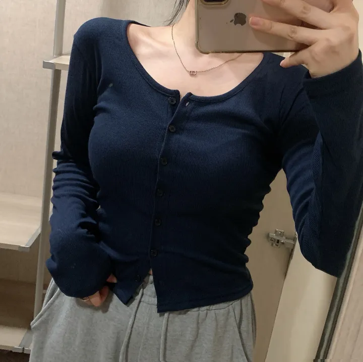 *[-3kg]슬림핏 가디건 티셔츠 상세 이미지 6
