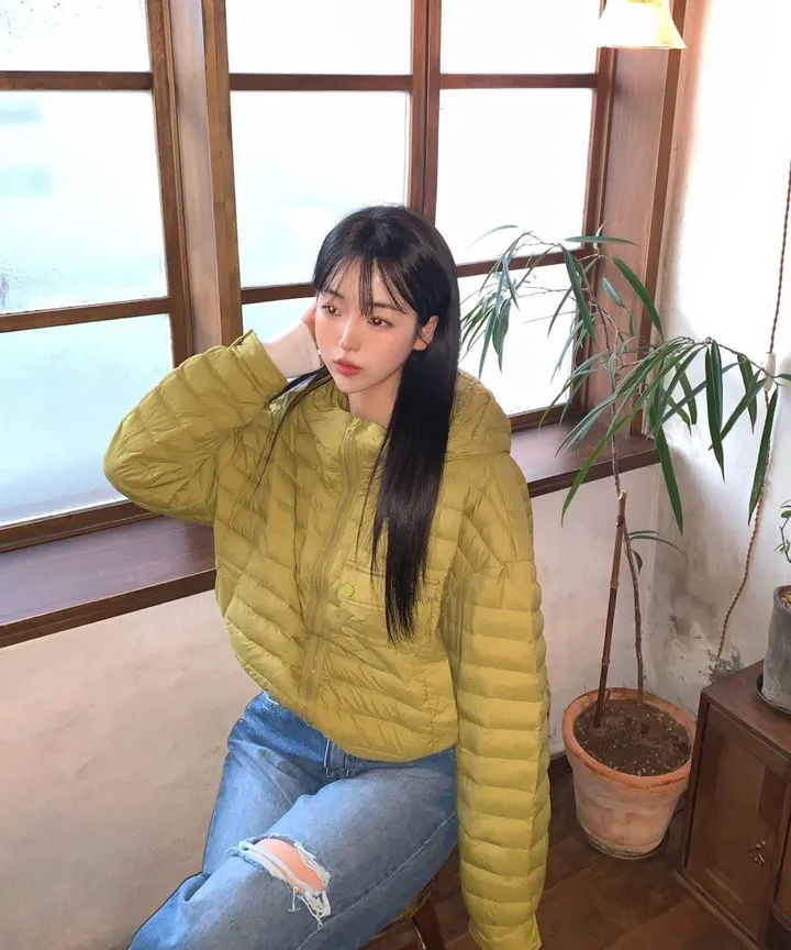 s/s new🤍 휘뚜루마뚜루 데일리템! 가벼운 경량패딩 후드패딩 오리털패딩 (블랙,라임) 상세 이미지 33