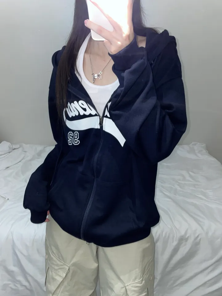[unisex/쭈리] 디나 데일리 투웨이 오버핏 후드집업 (4color) 상세 이미지 15