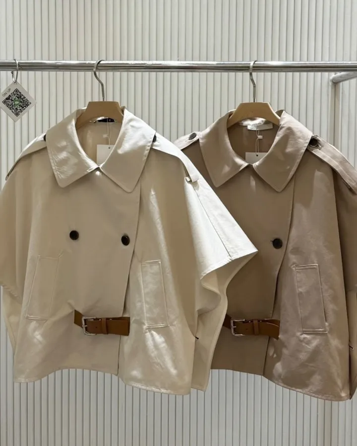 [premium] 25ss 트렌치 케이프 코트 [2color] 상세 이미지 13