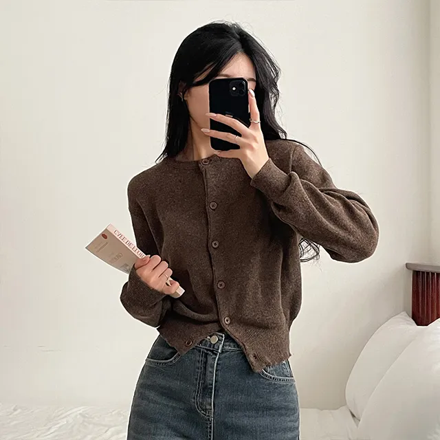 [~10컬러] 보노보노 크롭핏 단정해 니트가디건 상세 이미지 40