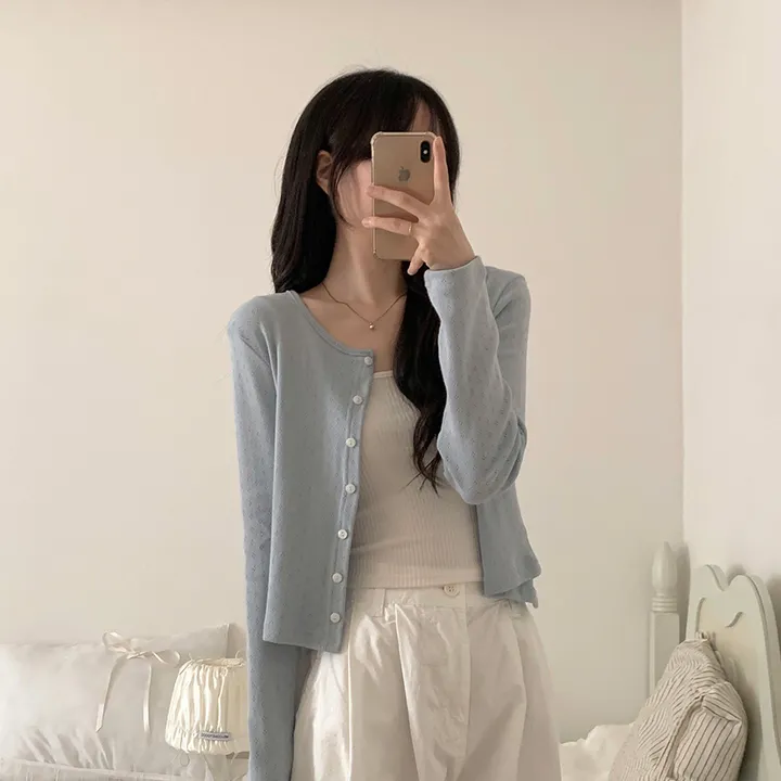 로로 펀칭 가디건 (8color) 상세 이미지 80