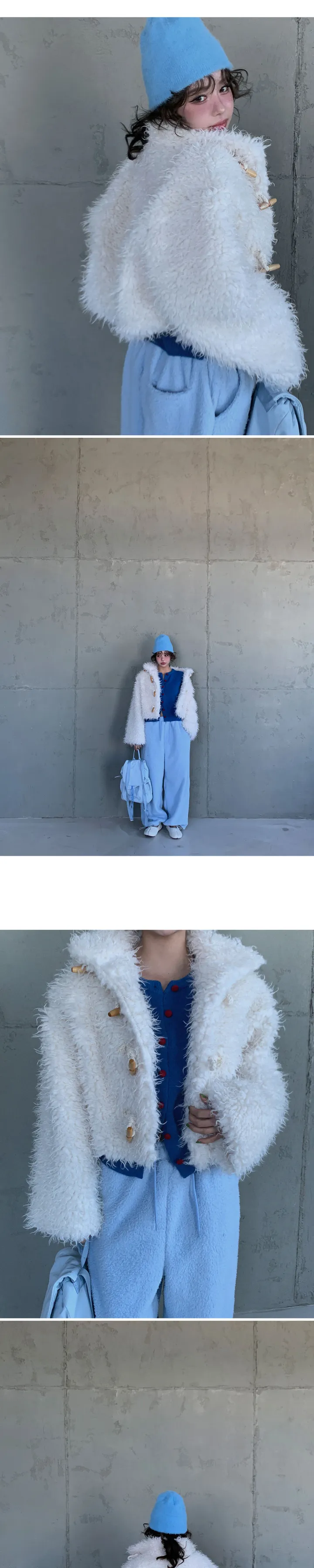 포인트 단추 가디건 상세 이미지 5
