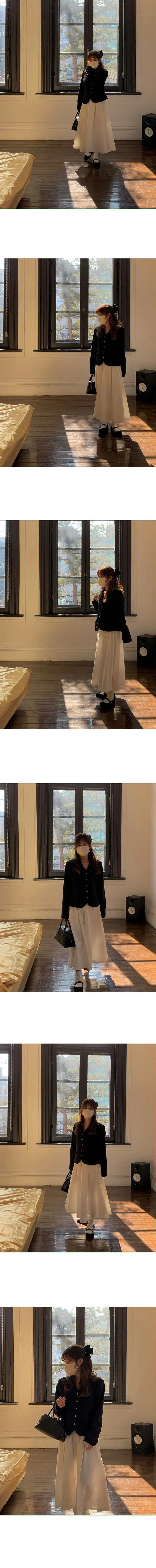 [#모델강추!] 노카라 골드버튼 자켓 상세 이미지 8