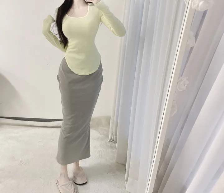 반팔긴팔o자체제작❤️요기가원조❤️숏/롱ver*유어로즈 몸매보정ts 상세 이미지 31