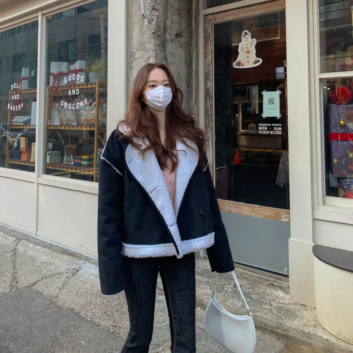 [심쿵핏/털빠짐X] 따뜻 도톰 파스텔 루즈핏 앙고라 모헤어 크롭 브이넥 벌룬 소매 깃털 퍼 니트 가디건 상세 이미지 44