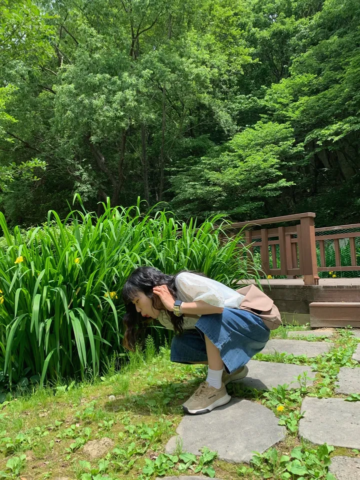 Picnic With A Cat 고양이와 물고기 친구들 자수 버뮤다 반바지 상세 이미지 13