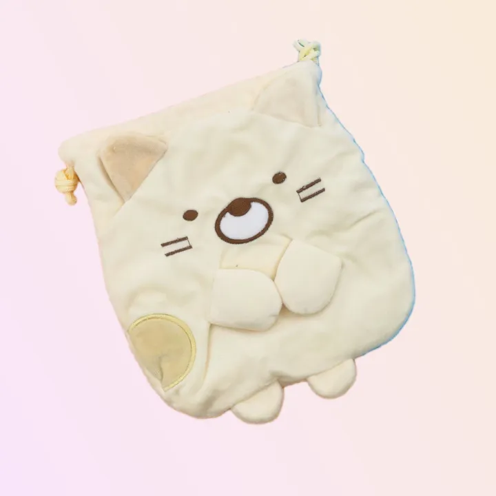 귀요미 콩알눈 동물 스트링파우치 화장품파우치 생리대파우치 미니파우치 복조리 친구선물 우정 상세 이미지 6