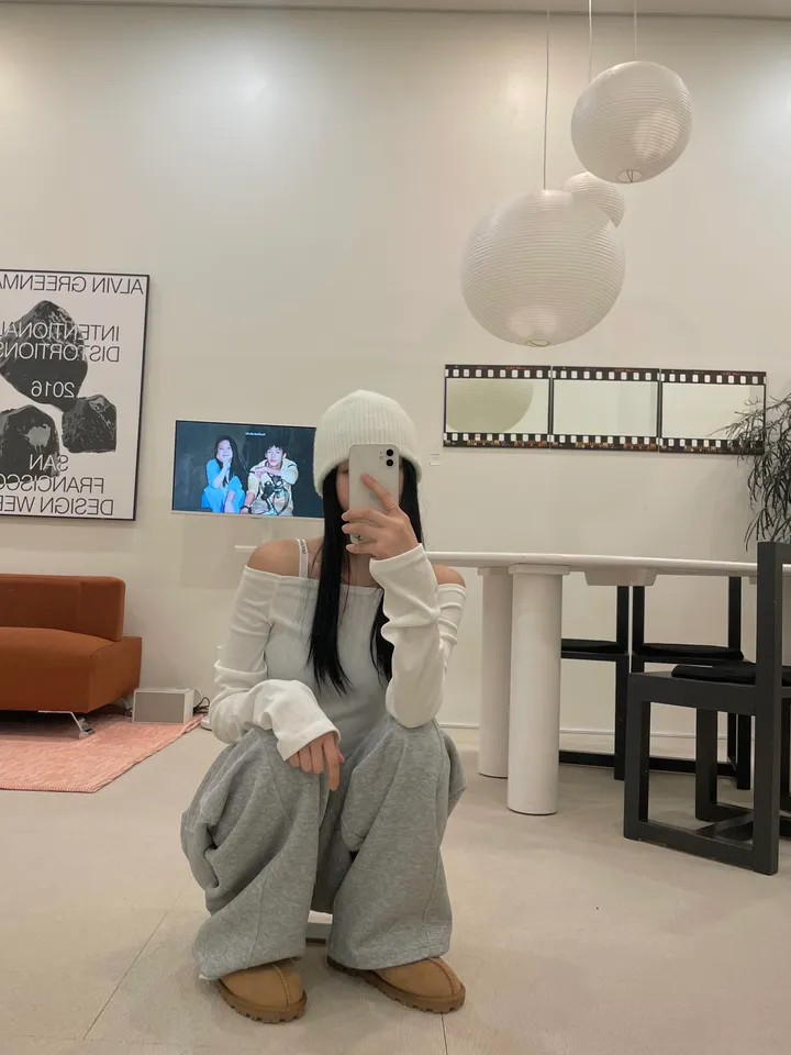 [기장선택🖤] 와이드 사이드 맥시 롱 트레이닝 팬츠(2color) 상세 이미지 7