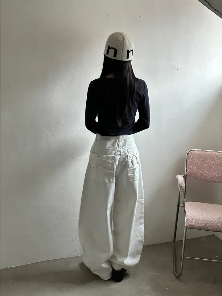 바지 모델 착용 이미지-S1L47