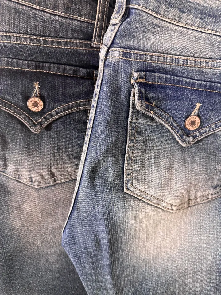 카리나 빈티지  포켓 포인티 청바지 Karina Vintage Glam Pocket Flare Denim 상세 이미지 27