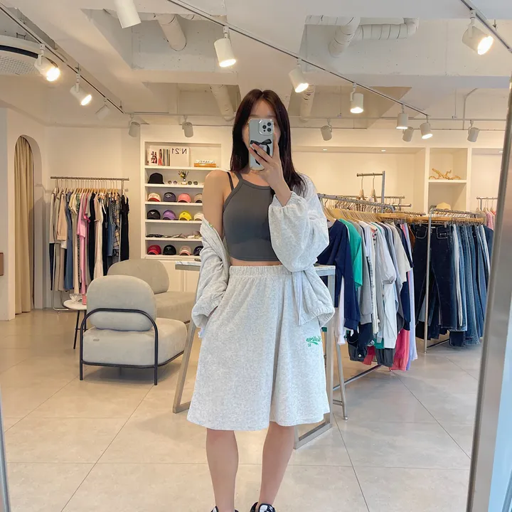 멜로우 테리 타올지 집업점퍼 4color 상세 이미지 18