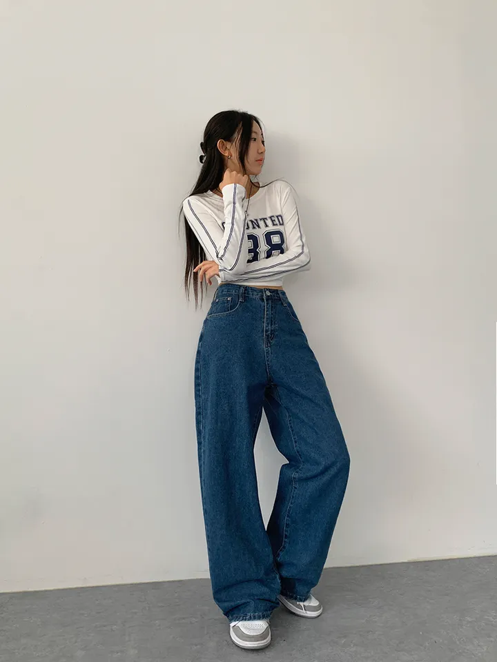 (숏,기본,롱/~XL)[사계절 인생데님,후기극찬🖤6color*사계절,스탠다드핏! 워싱 하이웨스트 데일리데님팬츠] 로키워싱스탠다드데님 상세 이미지 39