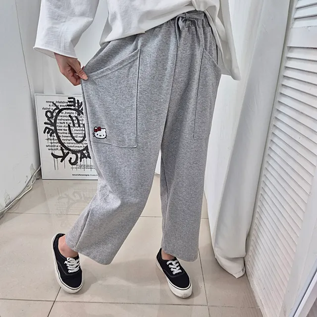 [~99SIZE]캐릭 자수 밴딩배기팬츠 상세 이미지 32