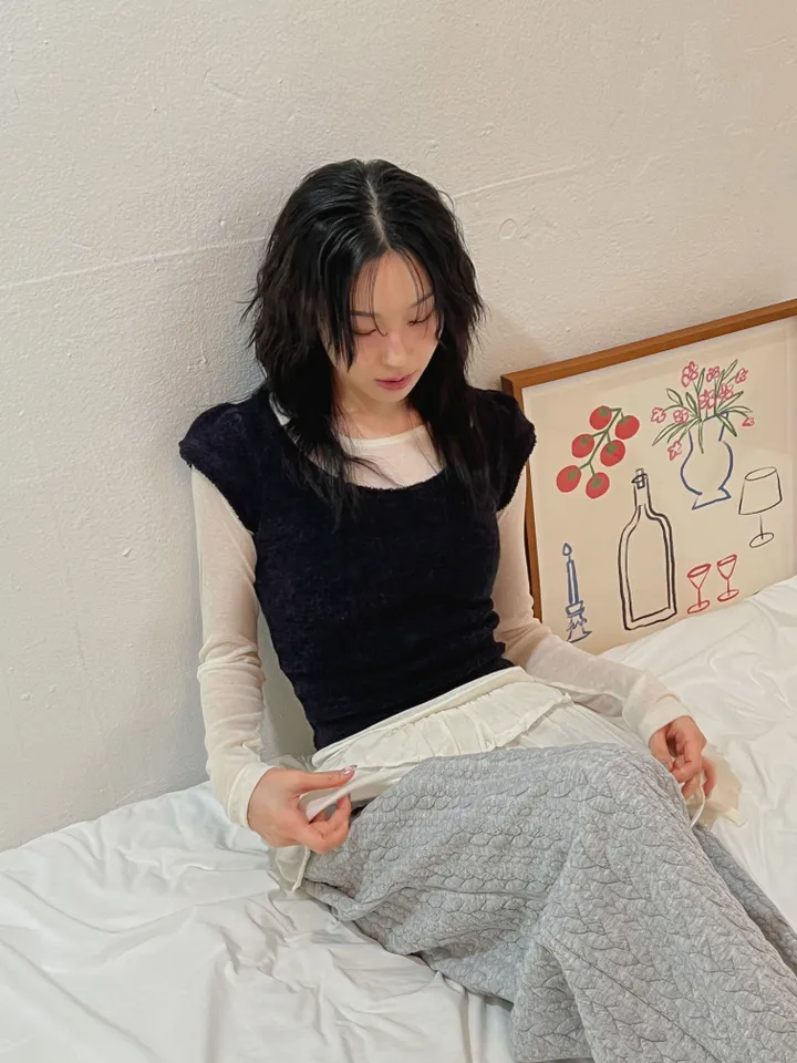 콘차 레이어드 시스루 티셔츠 상세 이미지 54