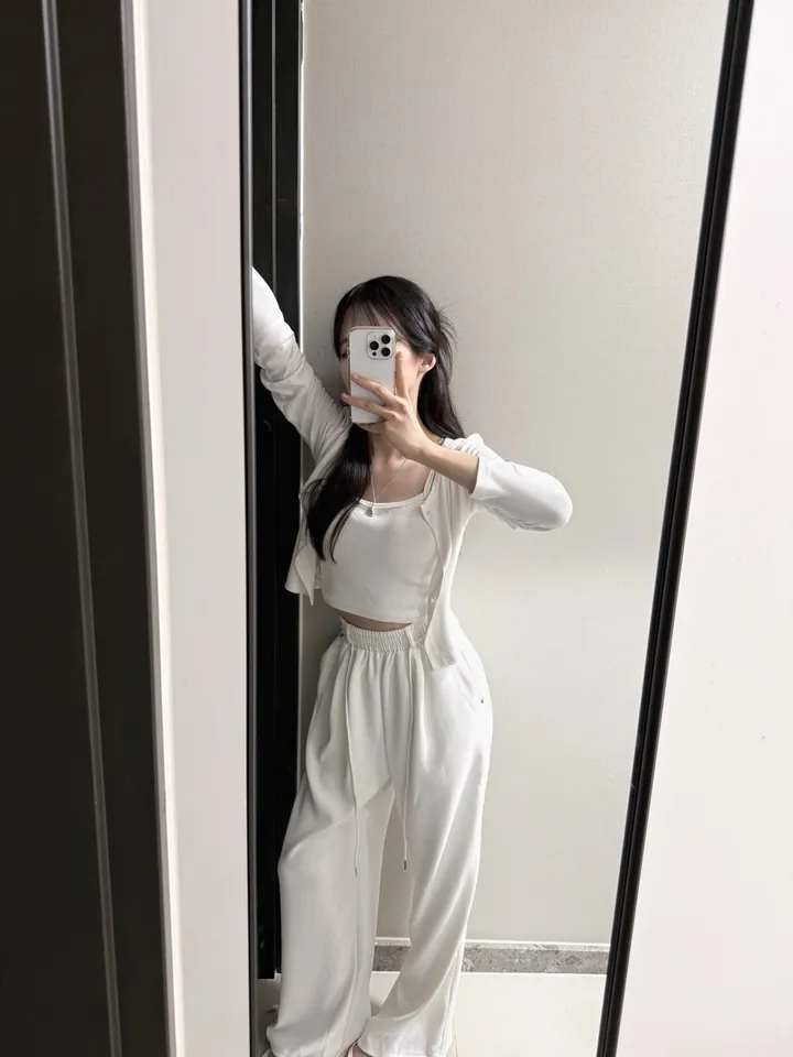 캐슬 나시가디건set _ 2col 브라캡내장 끈나시 가디건 여름가디건 여름코디 세트 상세 이미지 7