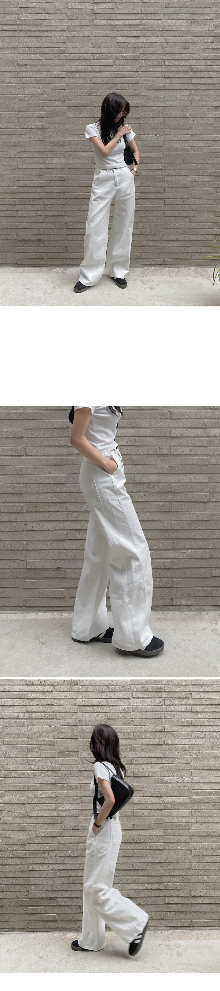 [✨후기인증/데님OPEN] 나스 디테일러 와이드팬츠 (+베이직/롱ver) - 4 size (SLOWMADE/자체제작/기장세분화/와이드/절개포인트/중청/진청/흑청/크림진/블랙데님) 상세 이미지 13