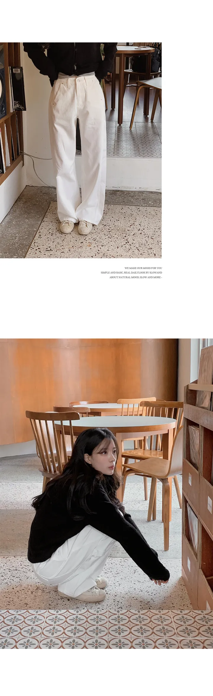 [✨후기인증/데님OPEN] 나스 디테일러 와이드팬츠 (+베이직/롱ver) - 4 size (SLOWMADE/자체제작/기장세분화/와이드/절개포인트/중청/진청/흑청/크림진/블랙데님) 상세 이미지 39