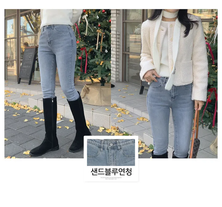 [팬츠 2만4천장돌파👍4계절데님팬츠] 일자데님 그레이시 팬츠 (6컬러,청바지,데님팬츠,허리속밴딩) 상세 이미지 12