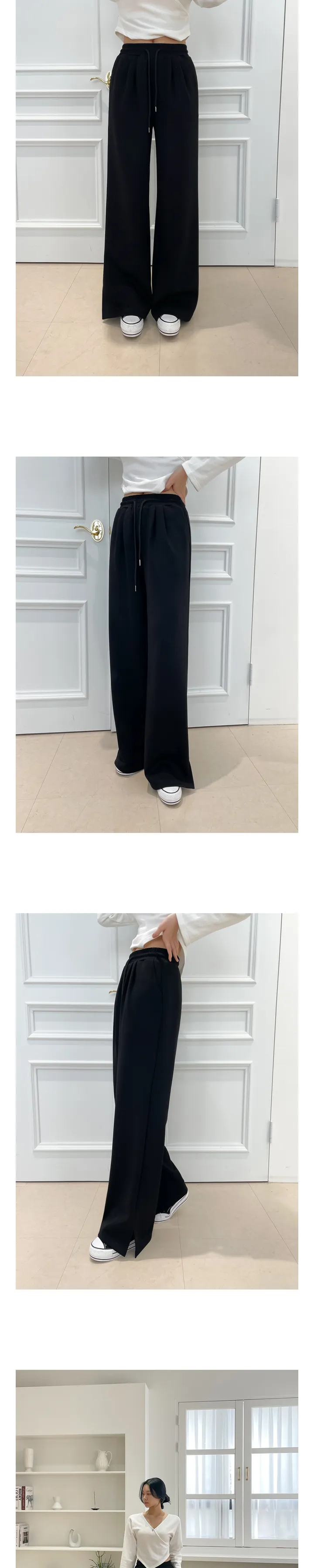 [숏/롱 ❣️원단미침❣️] 쿠디보 와이드 팬츠 상세 이미지 50