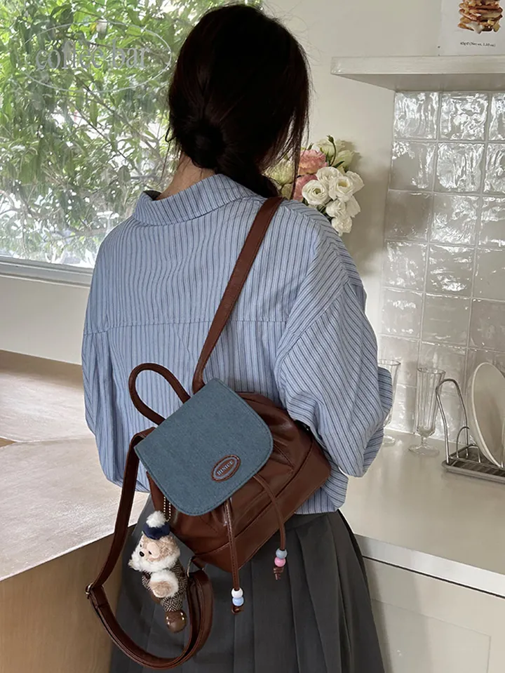 CASE Vintage Leather Mini Backpack (2 colors) 상세 이미지 13