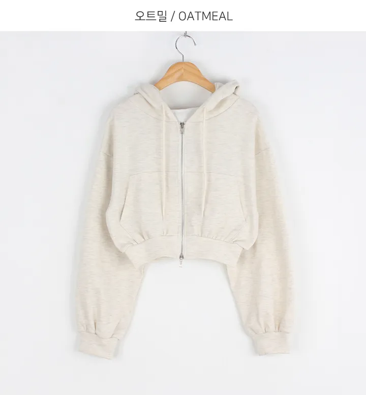 만족도100% 휘뚤마뚤 무지 투웨이 크롭후드집업 4color 상세 이미지 41