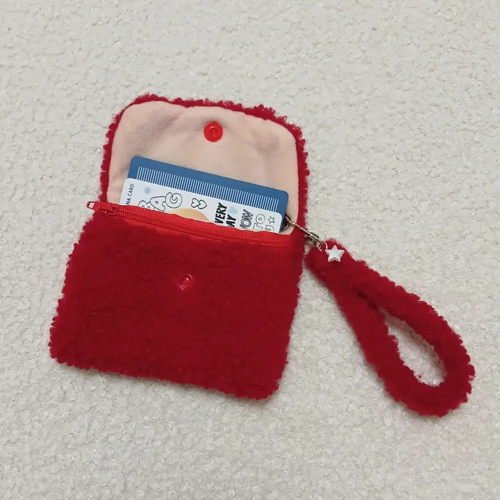 ⭐️주문폭주,문의가능!자체제작 - 🍅빵빵한 잎 토마토 카드 지갑 - 토마토,독버섯 상세 이미지 3