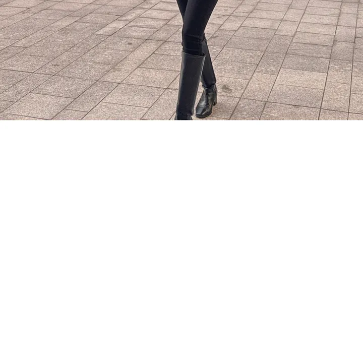[안감 털날림❌/하이넥 버클⭕] 에티오 하이넥 더블버클 지퍼 가죽포인트 허리버클 양털 페이크레더 무스탕 상세 이미지 34