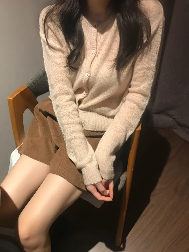 빈스 모헤어 라운드 가디건 (3color) 상세 이미지 33
