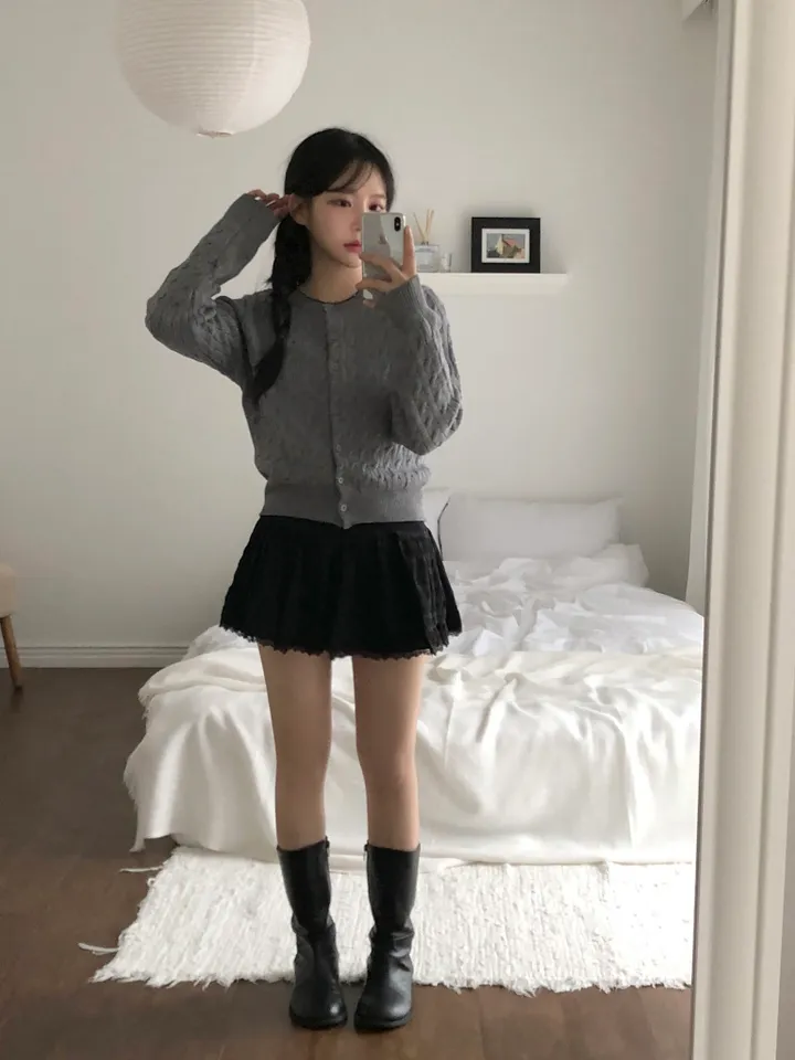 [NEW봄신상✨]데일리 라운드넥 베이직 기본 꽈배기 가디건 긴팔 9color 상세 이미지 44