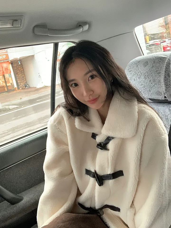 [왕따뜻🤎몽글몽글 *떡볶이코트* 양털 떡볶이자켓 겨울자켓 연말룩] 몽실양털떡볶이코트 상세 이미지 2