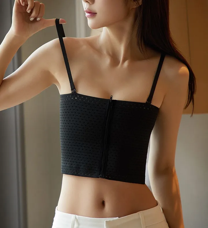 *당일발송*앞지퍼 가슴압박브라/압박밴드/가슴작아보이는브라/미니마이저/하이서포트/압박붕대/한복속옷/가슴수술후브라/보정브라/앞지퍼스포츠브라/처진가슴/처짐방지 상세 이미지 11
