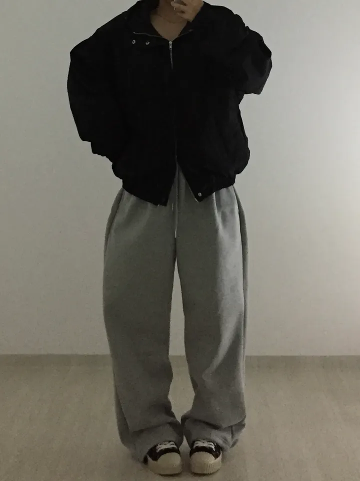 [고퀄/오버핏/안감] 후드하이넥점퍼 바람막이 상세 이미지 7