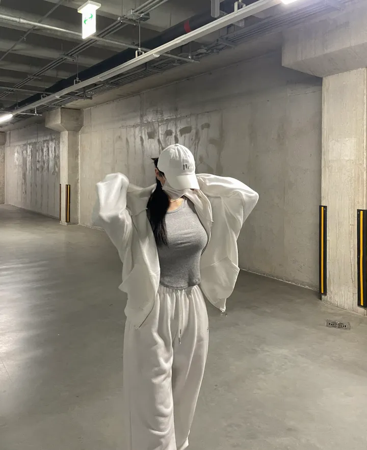 [8color/MADE] 하이퀄리티 웨하스 탄탄 와이드 조거팬츠 봄트레이닝 상세 이미지 30