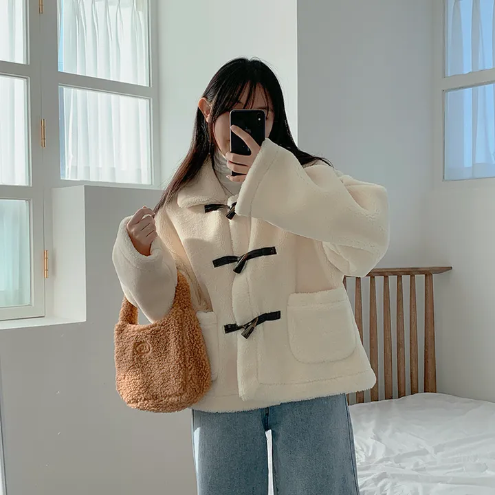 [실물보장!🤍몽글,따뜻~귀여워요! 떡볶이코트 양털코트 겨울코트] 몽실양털떡볶이코트 상세 이미지 6