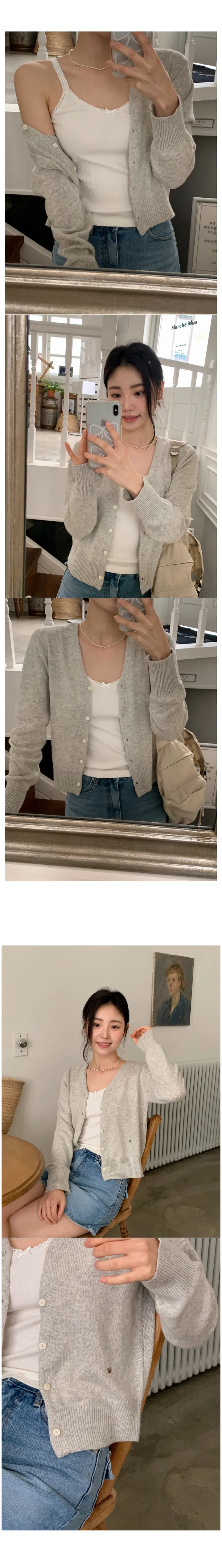 [베스트재입고][가을 옷]이브 어텀 데일리 니트 가디건 (5color) 상세 이미지 7