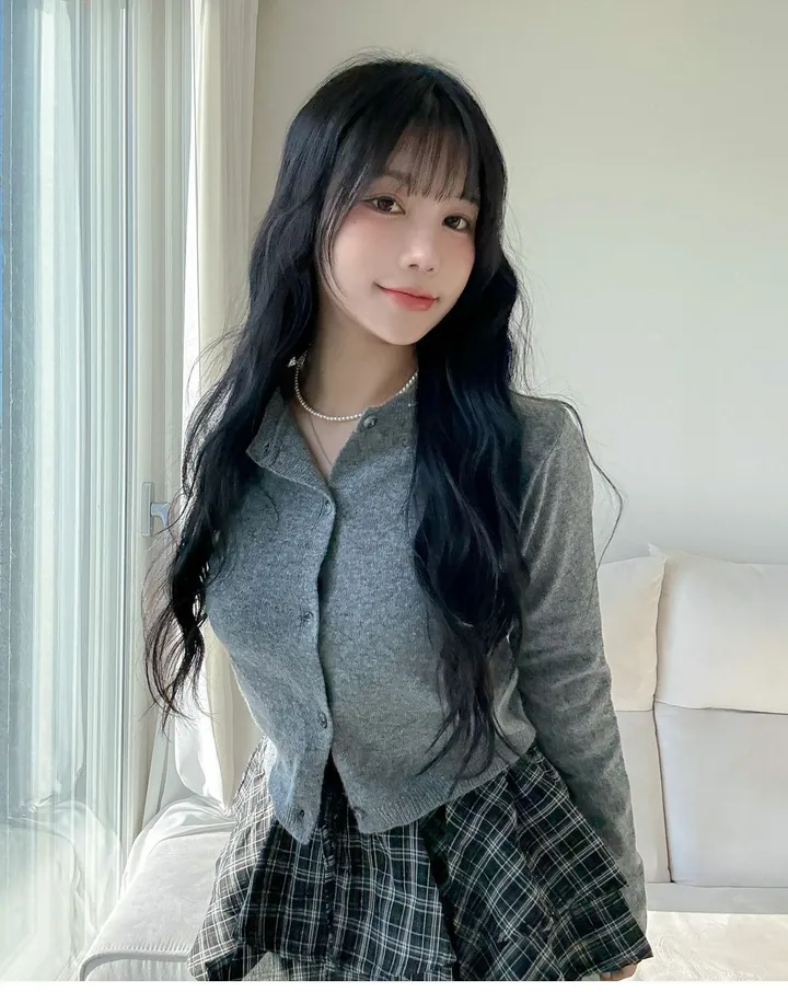 [너무 예뻐요../색감보장] 젤라또 레이어드 캐시미어 라운드 크롭 단추 니트 가디건 (9 col) 봄가디건 기본텝 상세 이미지 171