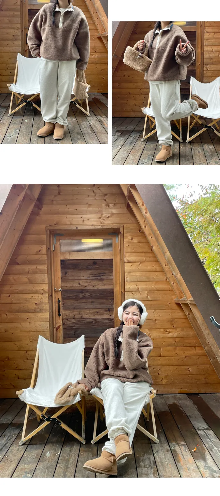 [UNISEX] 뽀글이 양털 아노락 맨투맨 (5col) 상세 이미지 18