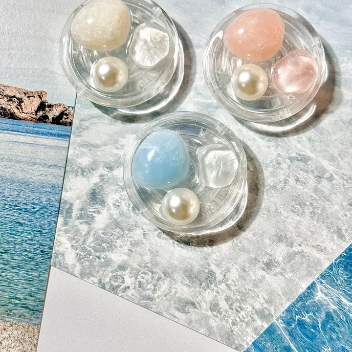 [맥세이프가능]🌊💙바다 감성 조약돌 호마이카 레진 귀여운 폰꾸 맥세이프 폰 스마트톡 11type 상세 이미지 42