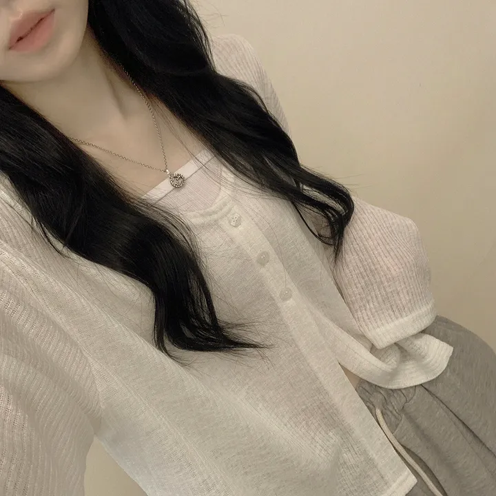 [한여름까지!/넉넉함보장🤍] 린넨 트임 오버핏 여름가디건 살안타템 빅사이즈 상세 이미지 13