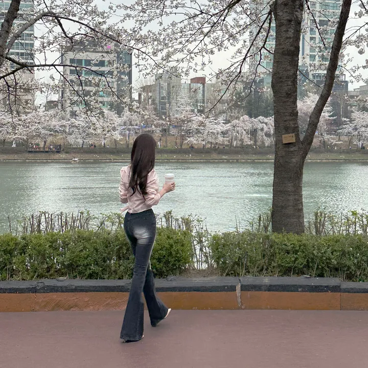 [자체제작/허리쏘옥/히든밴딩/기본,롱ver] -3kg 몸매 보정 워싱 롱 부츠컷 데님 청바지 롱팬츠 상세 이미지 133
