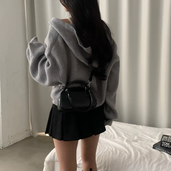 [후기보장✨/폭닥소재] 포근핏, 왕루즈핏 투웨이 니트 후드집업,점퍼 - 5color 상세 이미지 23