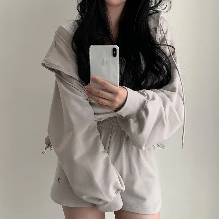 [💖후기극찬/봄,가을교복💖]  자체제작 #크치Made 꿈에 나온 핏, 사계절 입는 크롭 투웨이 후드집업 - zipup : 봄,봄아우터,봄자켓,가을,가을아우터 상세 이미지 106