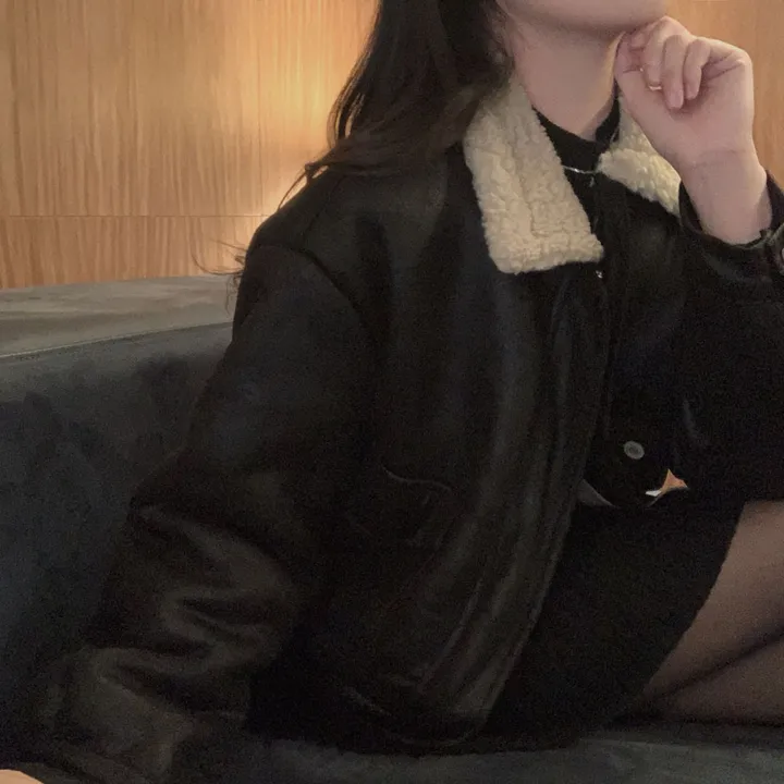 [양털안감🖤/겨울무스탕]고급빈티지무드, 소프트 스웨이드 양털 무스탕 점퍼 자켓 상세 이미지 28