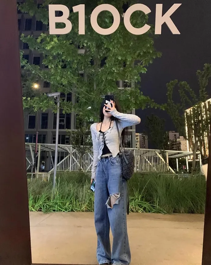 나시set🖤 플릿 나시 가디건 세트 상세 이미지 9