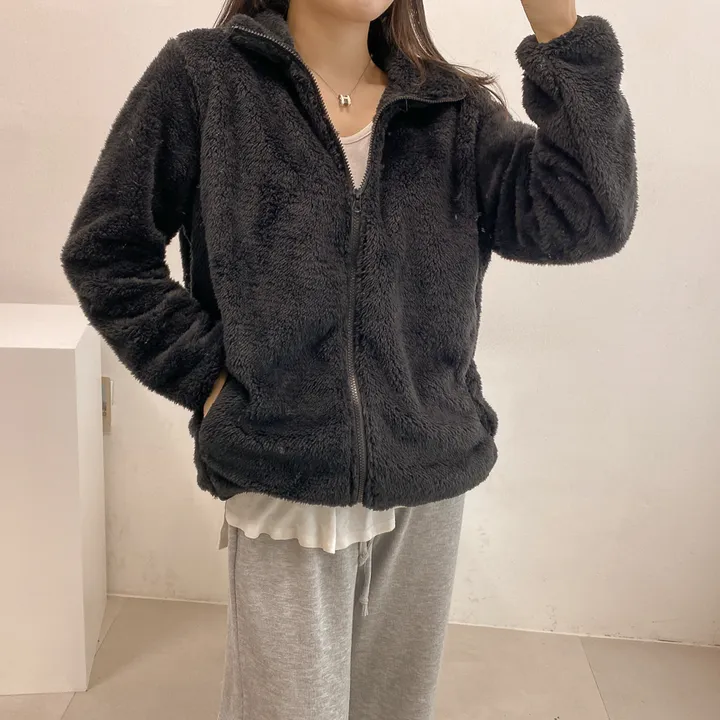 (💥강추템!! 보들보들촉감~💥) 따뜻 플리스 후리스 커플 포근 털 겨울 집업 (L~XL) 상세 이미지 21