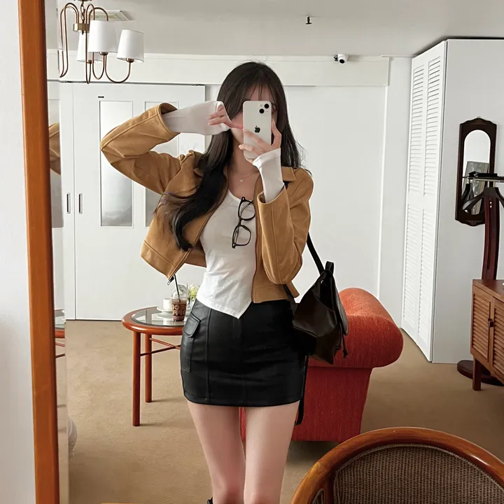 [ 5color ] 미니쉘 복조리 레더 미니 백팩 상세 이미지 49