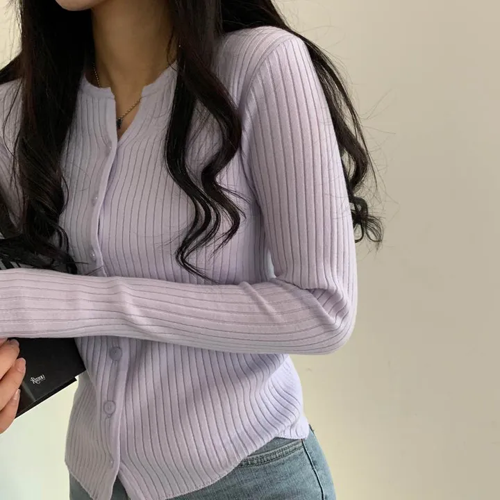진심 여리핏, 골지 니트 가디건 ;9col 상세 이미지 10