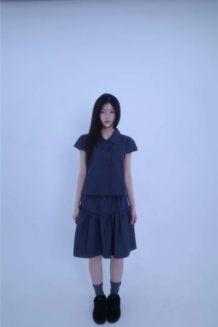 미니 스커트 모델 착용 이미지-S1L17